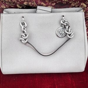 Michael Kors Grey Leather With Wallet